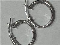 Orecchini Domar Donna Cerchi argento 925 lisci in Argento ORAR-513-280 - ORAR-513-280